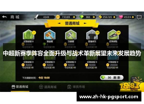 中超新赛季阵容全面升级与战术革新展望未来发展趋势